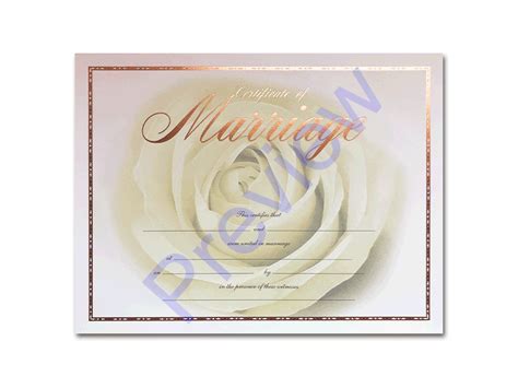 Premium Marriage Certificate - Universal Life Church