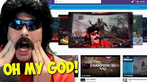 Drdisrespect On Twitch Front Page For The First Time In His Career