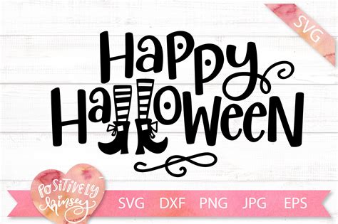 Happy Halloween SVG DXF PNG EPS Halloween Sign SVG Design (335504) | SVGs | Design Bundles