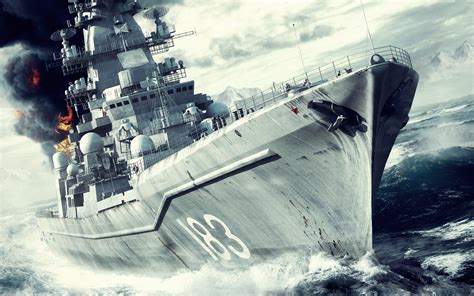 Russian Battlecruiser Pyotr Velikiy Wallpapers