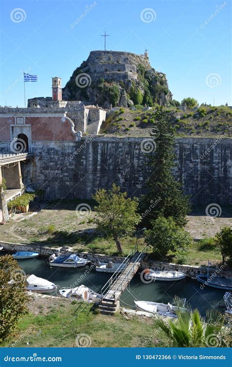 Old Fortress, Corfu town editorial photo. Image of coastline - 130472366