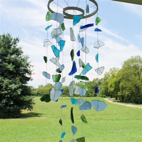 Sea Glass Wind Chimes Angie Holden The Country Chic Cottage