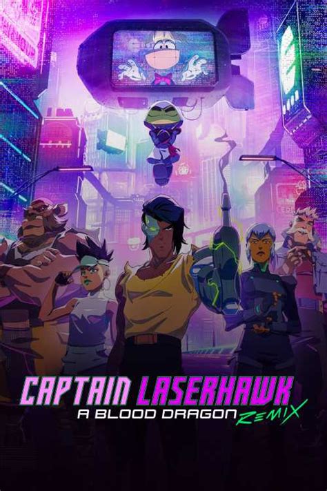 Captain Laserhawk A Blood Dragon Remix Pejamas The Poster