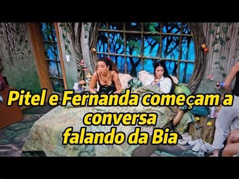 Pitel E Fernanda Conversando No Quarto Gnomo Falando Sobre A Atitude