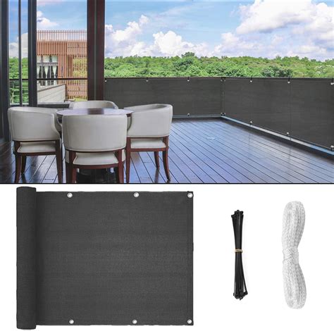 Grozoken Balcony Privacy Screen 3x16 Fence For Outdoor India Ubuy