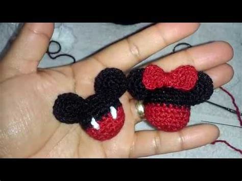 Llaveros Amigurumi Minnie Mickey Mouse Llaveros A Crochet YouTube