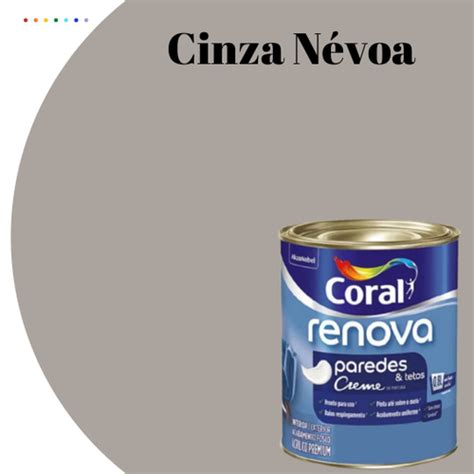 Tinta Parede Cinza Cr Mio Renova Acr Lica Fosca Ml Submarino