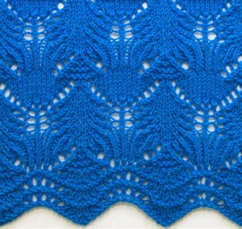 Free Knitting Patterns Wavy Knit Stitch Pattern