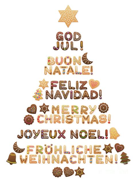 Merry Christmas In Different Languages Printable