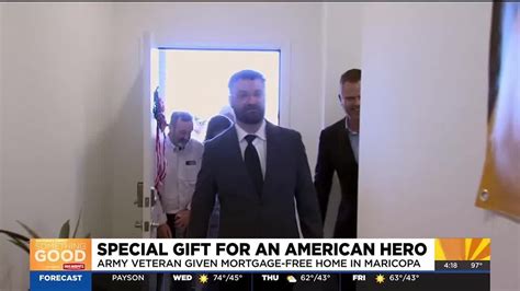 Wounded Army Veteran Given Mortgage Free Home In Maricopa Youtube