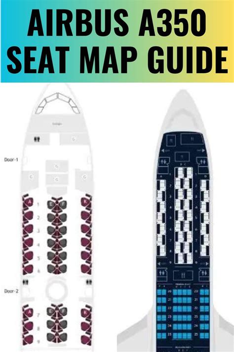 Airbus A350 Seat Map Guide in 2024 | Airbus, Boeing aircraft, Singapore ...