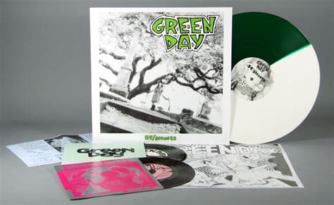 Green Day 39smooth” 12” Transparent Green And Opaque White Vinyl Lp