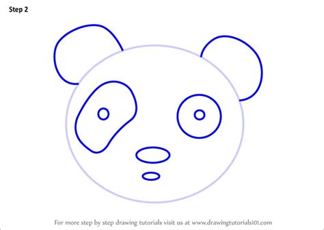 How To Draw A Panda Face For Kids Animal Faces For Kids Step By Step