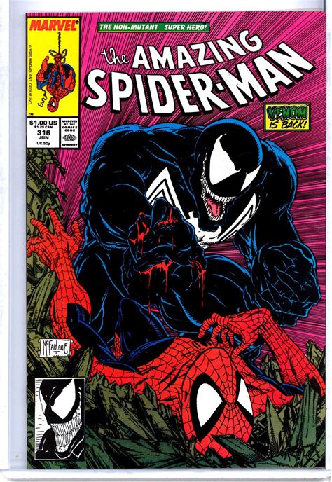 Spiderman Comic Book Covers Venom