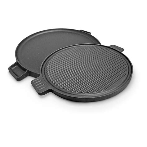 Round 2 Sided Cast Iron Griddle 627815 Cast Iron At Sportsman S Guide