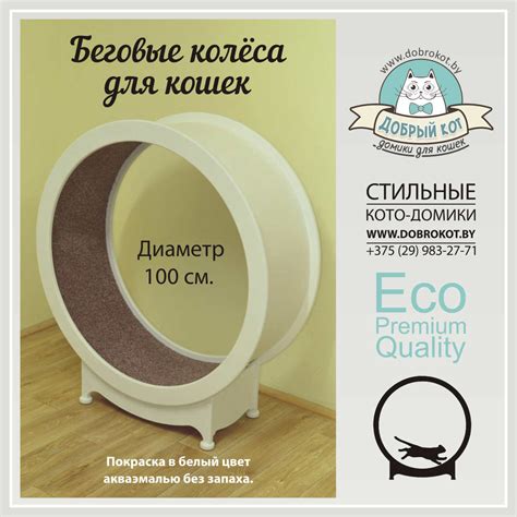 Беговое колесо для кошек. Диаметр 100 см.