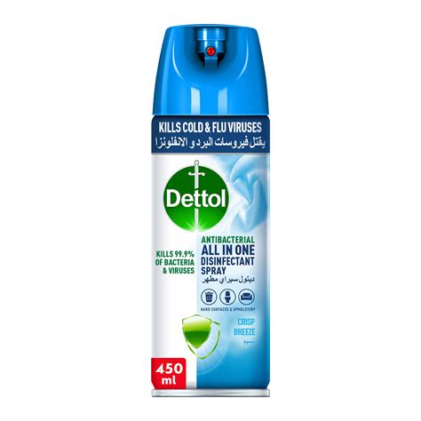 Buy Dettol Antibacterial Disinfectant Spray Crisp Breeze Scent Ml