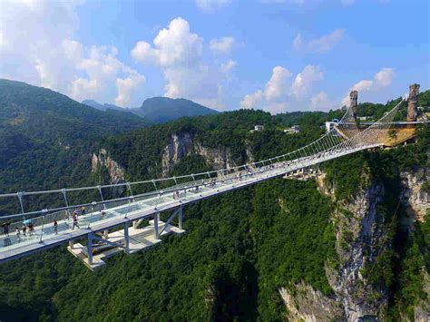 Photos Welcome To The World S Highest And Longest Glass Bottomed Bridge The Two Way Npr