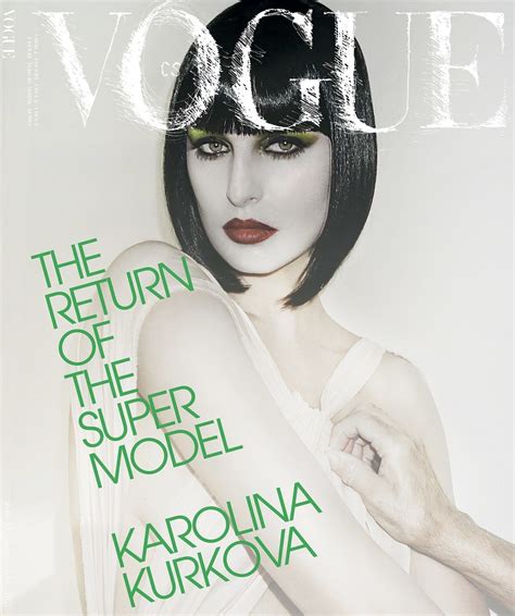 Karolina Kurkovas Icons By Marcus Cooper In Vogue Czech — Anne Of