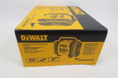 Dewalt Dcc020ib 20v Max Cordedcordless Air Inflator