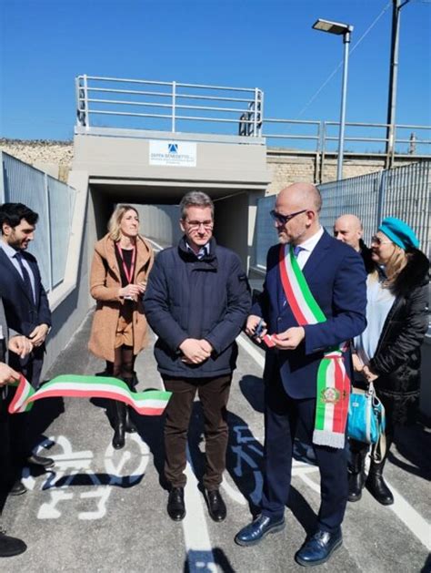 Colli Del Tronto Inaugurato Il Sottopasso Ferroviario Francesco Baldelli