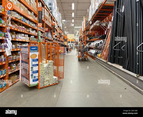 Home Depot Empty Aisle