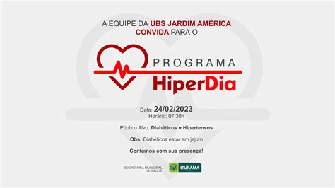 HiperDia na UBS Jardim América é Realizada