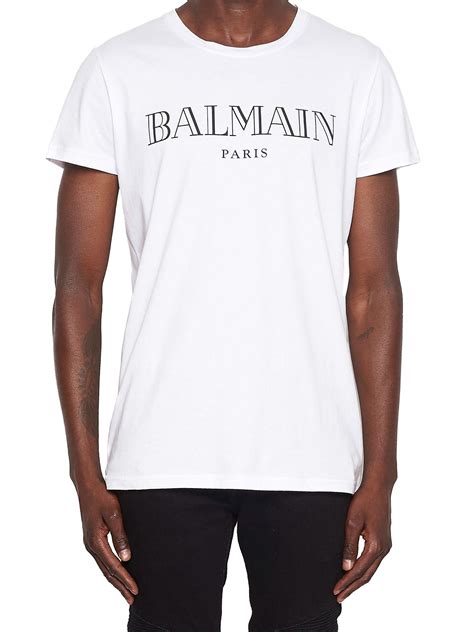 Balmain T Shirt In White Modesens