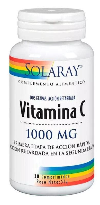 Solaray Vitamina C Mg Comprimidos Acci N Retardada Atida