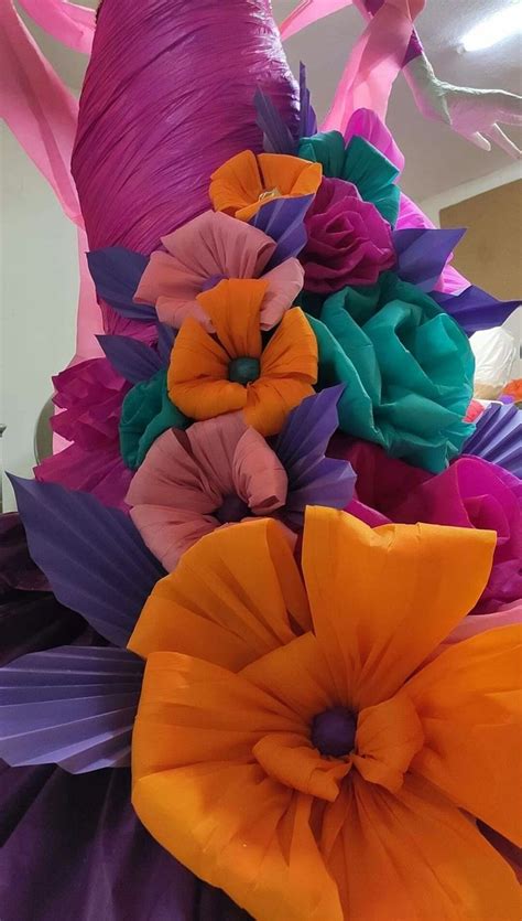 Pin By Paola Quezada On Pi Atas Paper Flowers Dia De Los Muertos