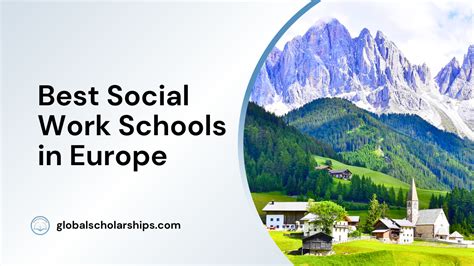 15 Best Social Work Schools in Europe - Global Scholarships