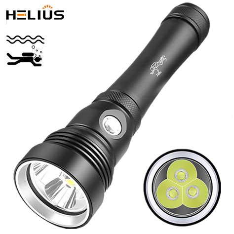 Helius Xhp Glare Diving Deep Sea Operations Patrol Led Flashlight