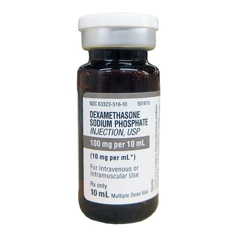 Dexamethasone Sodium Phosphate 10 Mg Ml 10 Ml 10 Pkg Fresenius