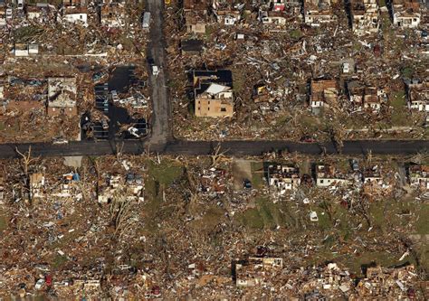 Tornado Damaged Joplin From Above The Atlantic