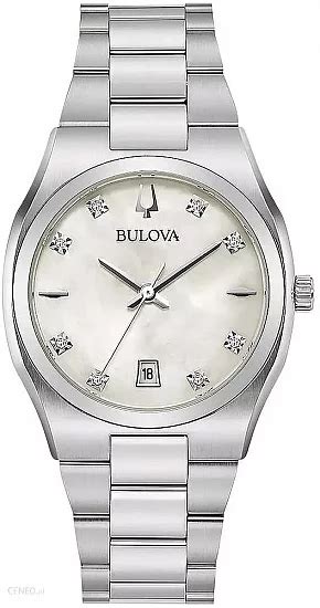 Bulova 96P218 Surveyor Lady Diamonds Zegarek Damski