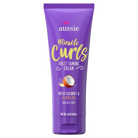 Aussie Miracle Curls Frizz Taming Curl Cream For Curly Hair 68 Fl Oz