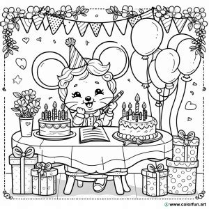 Coloriage Joyeux Anniversaire Pour Mamie T L Charger Ou Imprimer