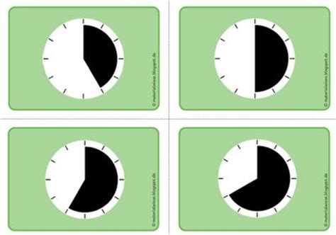 Materialwiese Zeitspannen Kartei Mathe Uhrzeit Lernen Kartei