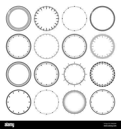 Mechanical Clock Faces Bezel Watch Dial With Minute And Hour Marks