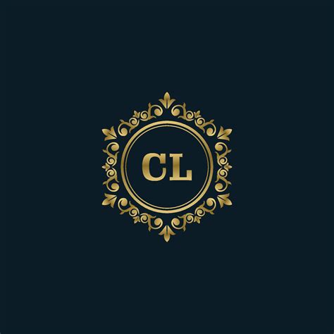 Letter CL logo with Luxury Gold template. Elegance logo vector template ...