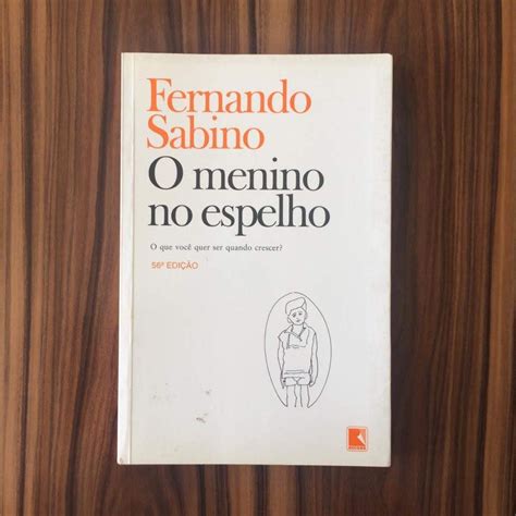 O Menino No Espelho Fernando Sabino Livro Editora Record Usado