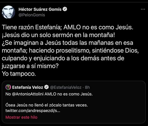 Amlo No Es Como Jes S El Respaldo De Estefan A Veloz A Attolini Que