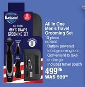 Barbasol All In One Men S Travel Grooming Set Piece Offer At Dis Chem