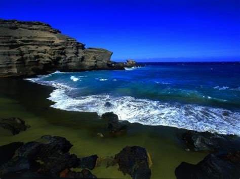 Black Sand Beach Wallpaper Wallpapersafari