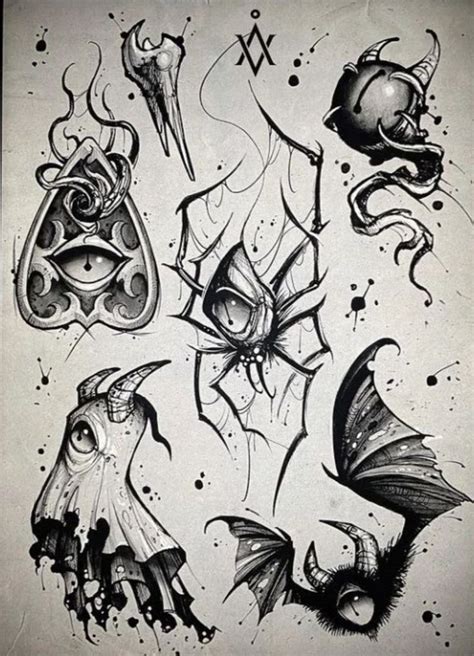 Creepy Tattoo Ideas: Dark Art Inspiration