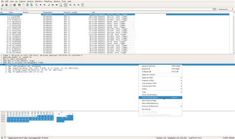 Wifi Export Raw Packet Bytes In Tshark Tcpdump Or Similar Stack