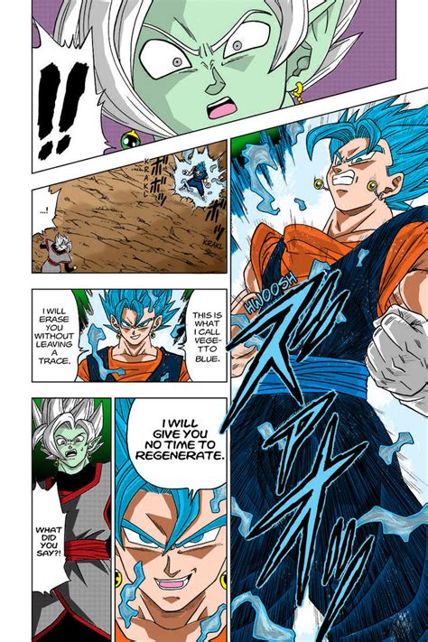 Vegito Blue Coloured from Dragon Ball Super CH23 by MielSibel10032002 ...