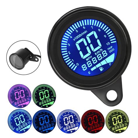 Universal Motorrad Digital Tacho Roller Atv Meter Retro Lcd Kilometer