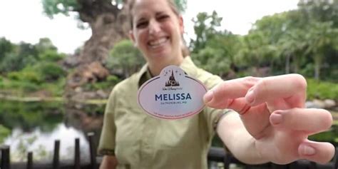 Disney World Cast Members Get Earidescent Nametags For Th Anniversary