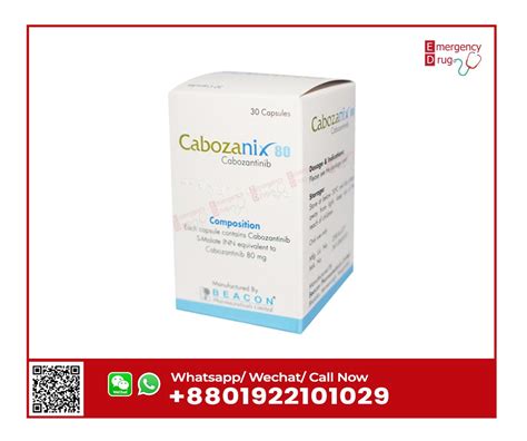 Cabozanix Mg Cabozantinib Capsules For Thyroid Cancer